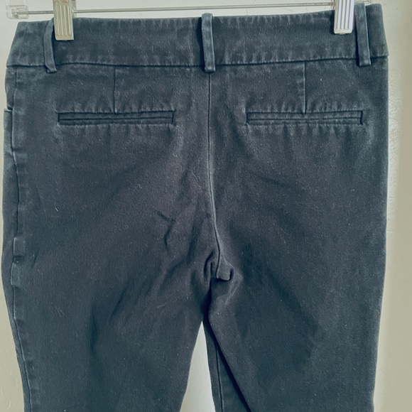 MOSSIMO SUPPLY CO. Vintage Y2K Black Cropped Stretch PANTS Size 4 - Picture 10 of 10